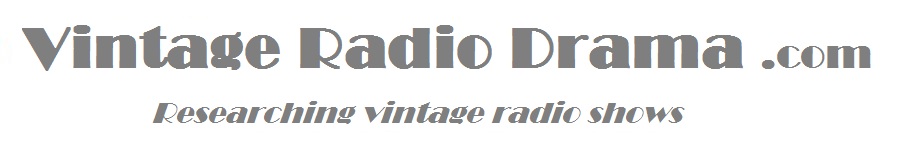 Vintage Radio Drama
